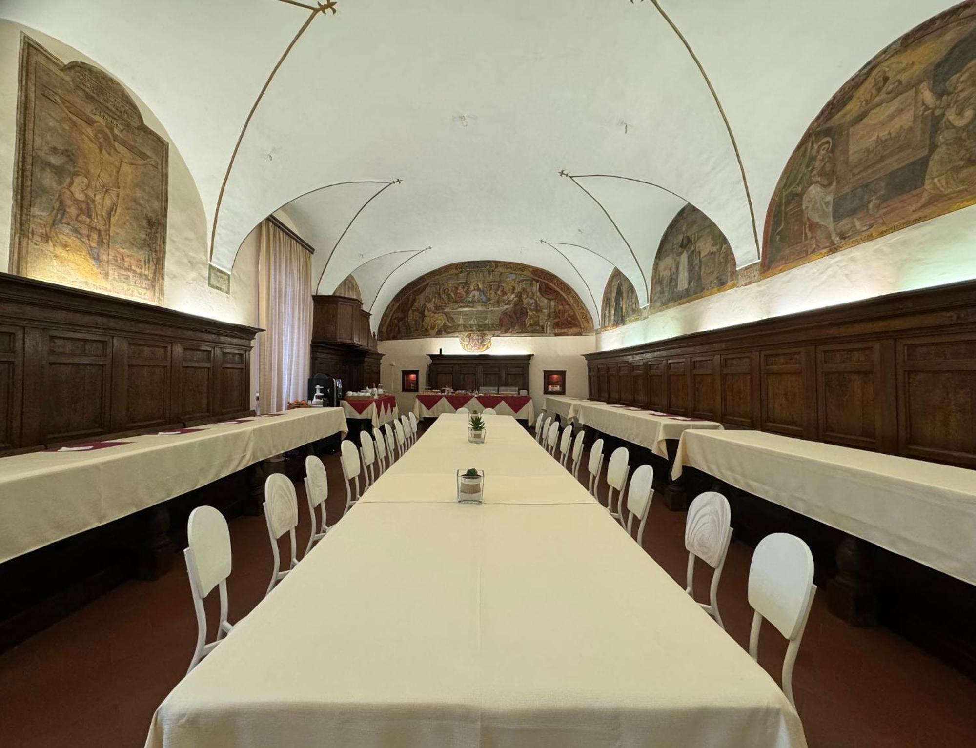 Monastero Ss. Annunziata Hotel Todi Exterior foto The refectory